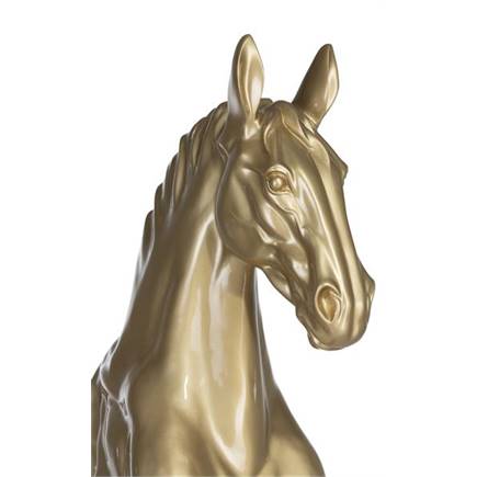 Coco Maison Horse Standing beeld H180cm Goud